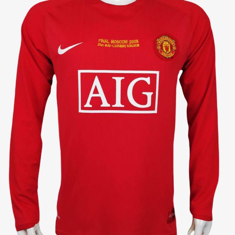 חולצת רטרו ארוכה מנצ'סטר יונייטד גמר ליגת האלופות 2007/08