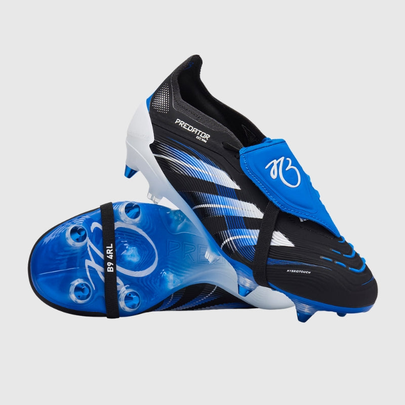 נעלי כדורגל מקצועיות Predator Elite Tongue x Bellingham SG Core Black/Ftwr White/Glory Blue