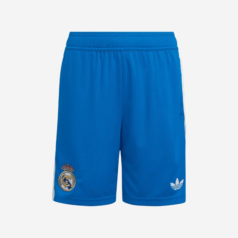 מכנסי כדורגל קצרים ריאל מדריד תבלושת שלישית 25/26 | ג'וניורס