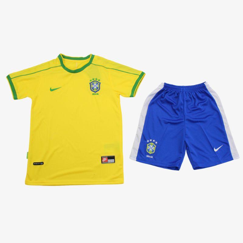 חליפת ילדים רטרו נבחרת ברזיל 1998