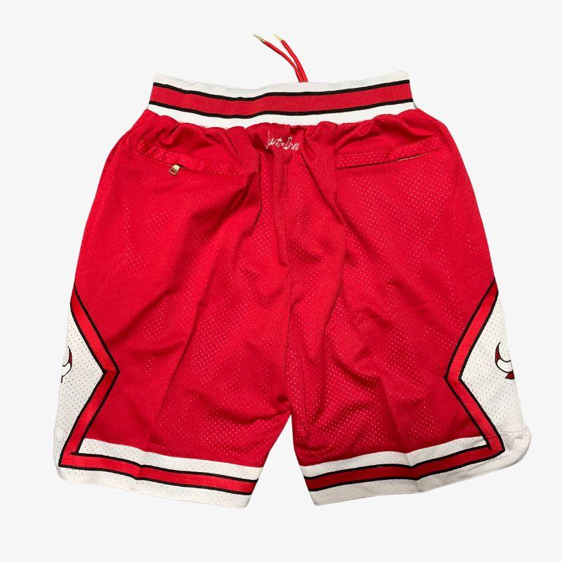 מכנסיי JUST DON שיקגו בולס אדומים