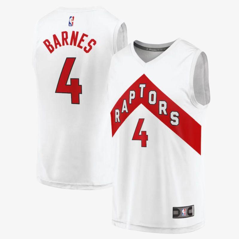 גופיית משחק לבנה טורונטו ראפטורס | סקוטי בארנס