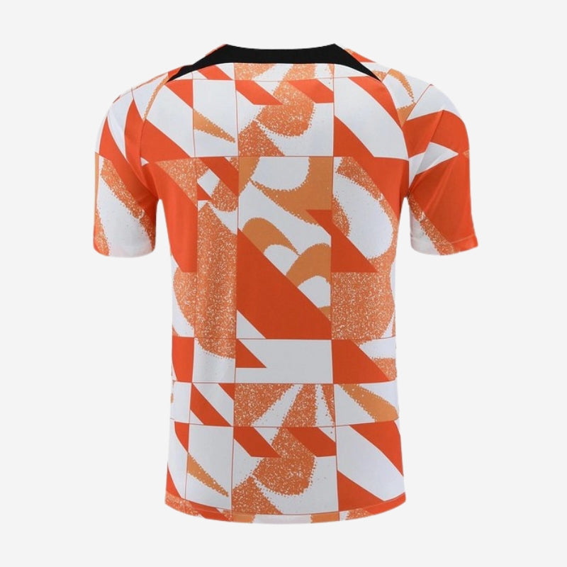 חולצת אימון קצרה אינטר 24/25 | כתום לבן