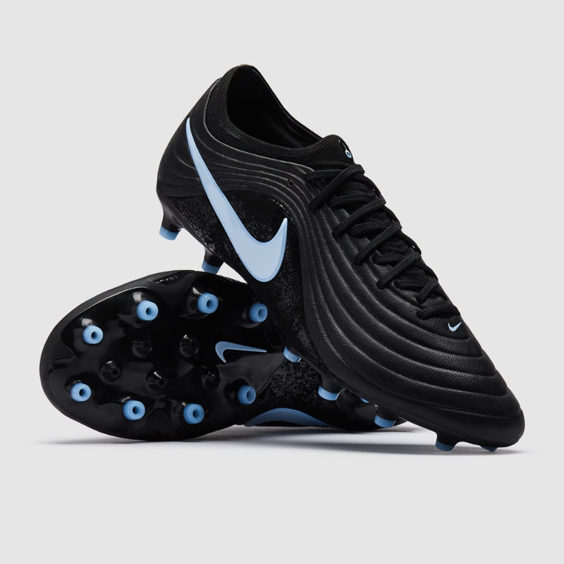 נעלי כדורגל מקצועיות Tiempo Maestro Elite AG-Pro Black/Ice Blue