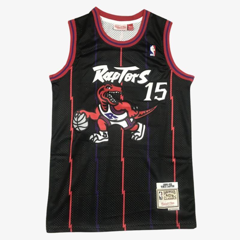גופיית רטרו שחורה טורונטו ראפטורס 1998-99 | וינס קרטר
