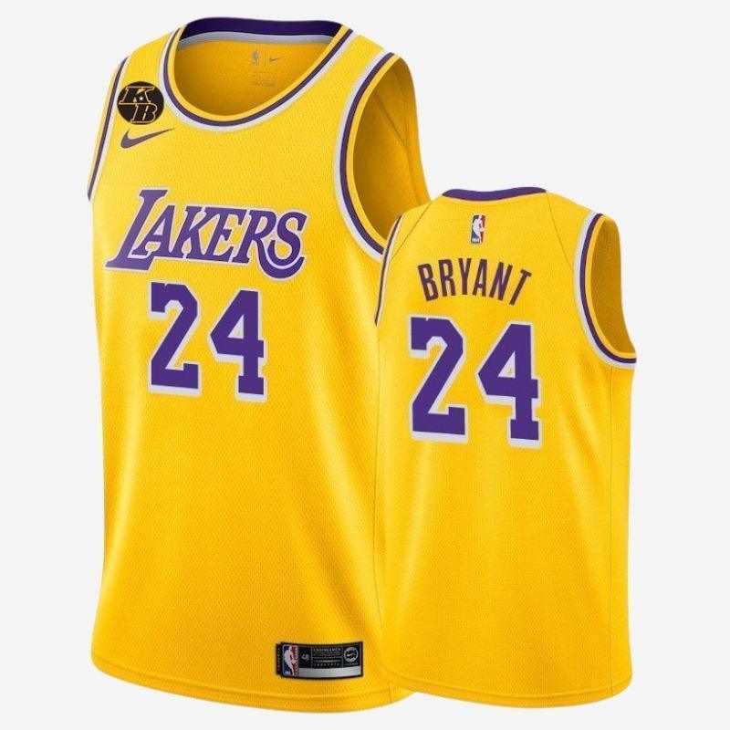 גופיית משחק צהובה קובי בראיינט