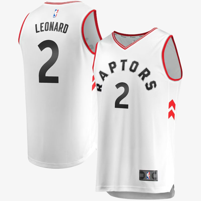 גופיית משחק לבנה טורונטו ראפטורס | קוואי לנארד