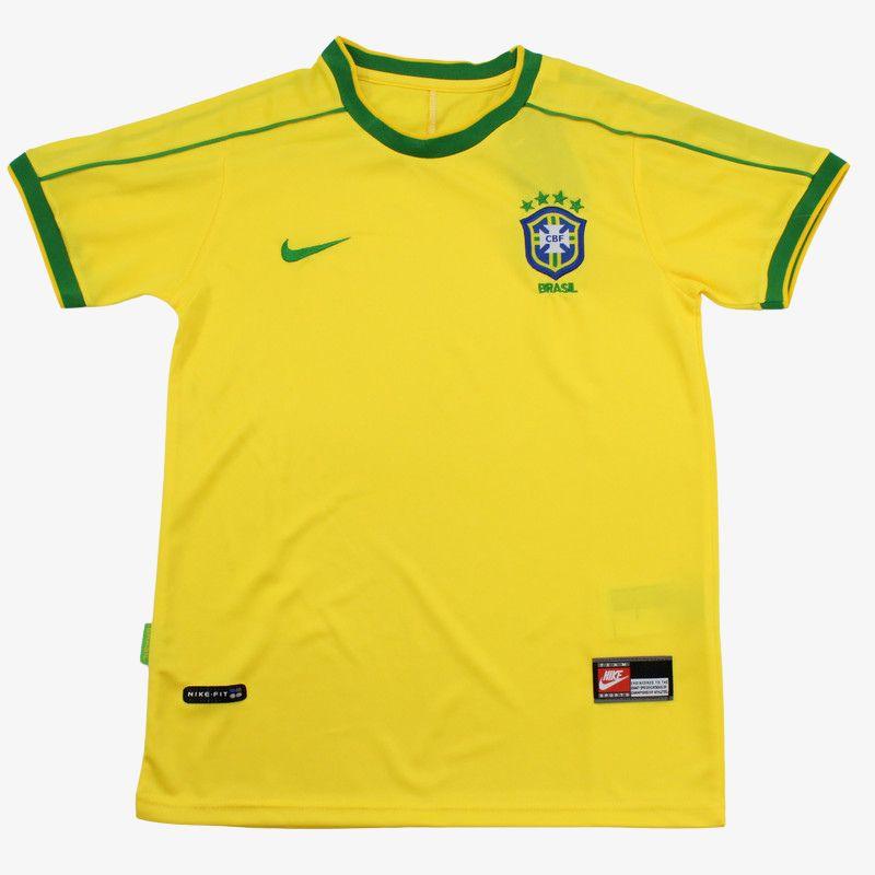 חליפת ילדים רטרו נבחרת ברזיל 1998