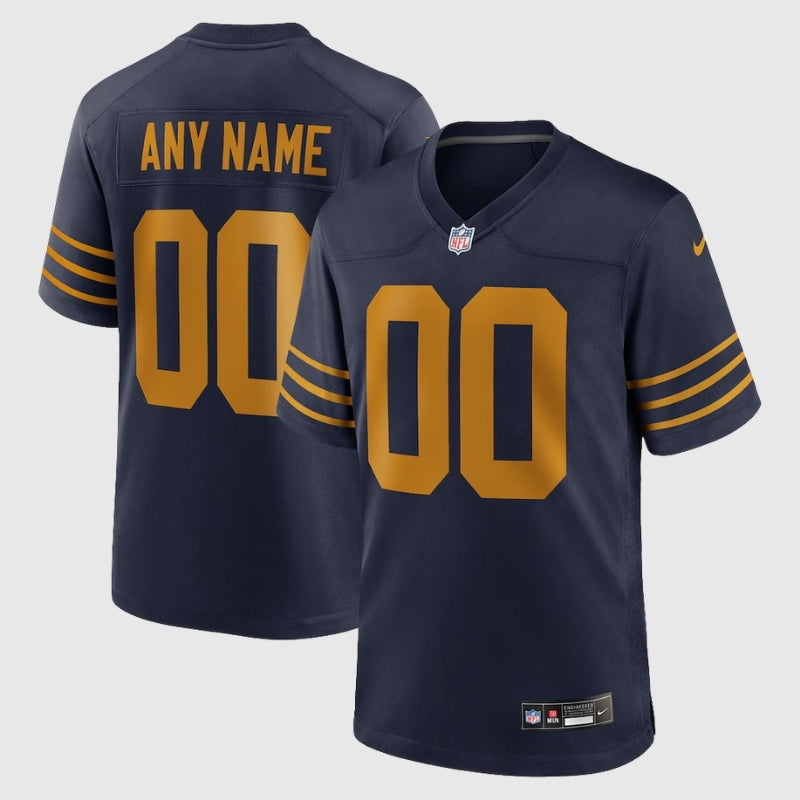 חולצת NFL גרין ביי פאקרס צבע כחול כהה התאמה אישית | גברים