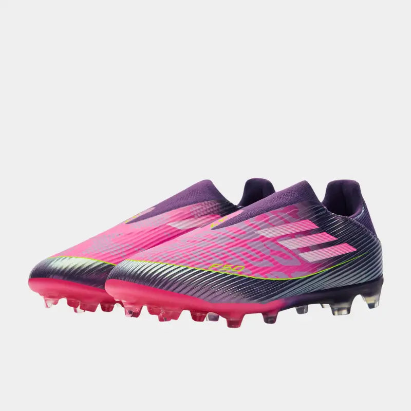 נעלי כדורגל ללא שרוכים F50 League x Lamine Yamal FG/MG
