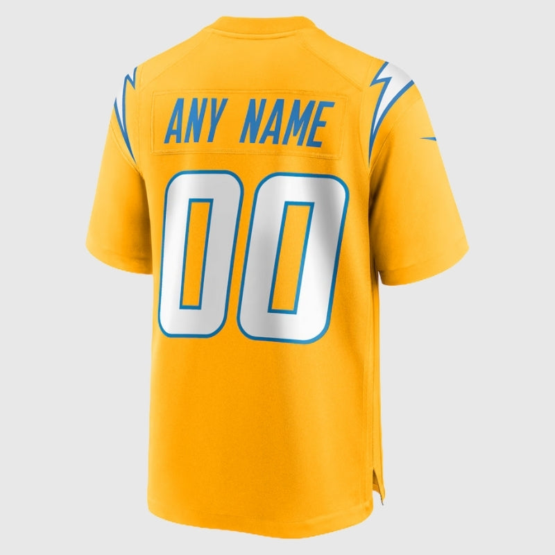חולצת NFL  לוס אנג׳לס צ׳רג׳רס צבע צהוב התאמה אישית | גברים