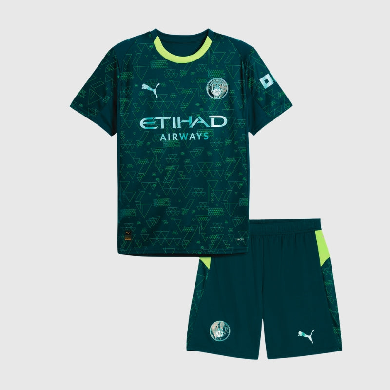 חליפת כדורגל מנצ'סטר סיטי תלבושת רביעית 25/26 | ילדים
