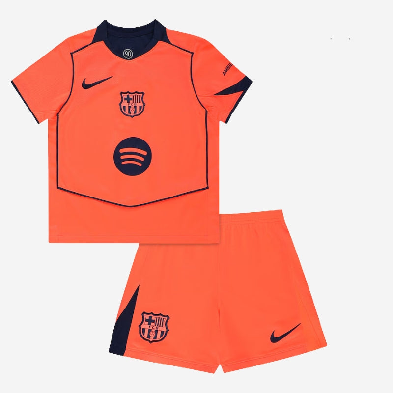 חליפת כדורגל ילדים ברצלונה שלישית 25/26