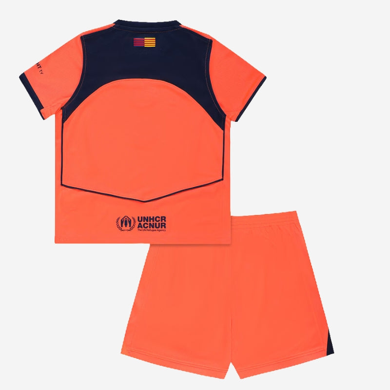 חליפת כדורגל ילדים ברצלונה שלישית 25/26