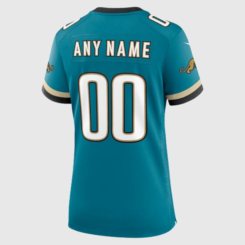חולצת משחק NFL ג'קסונוויל ג'אגוארס צבע תכלת התאמה אישית | נשים