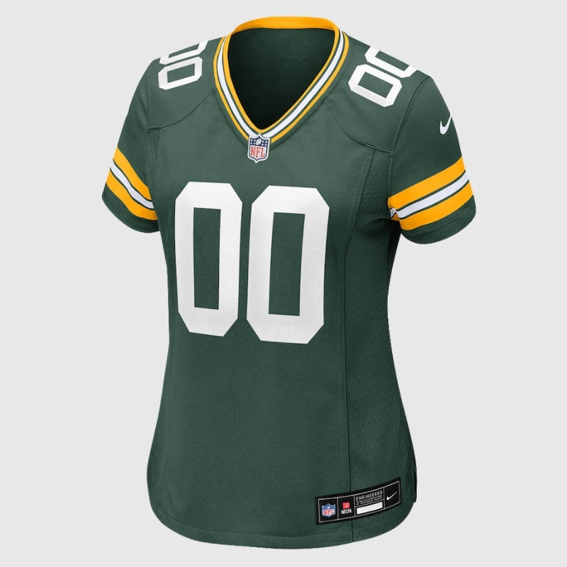 חולצת NFL גרין ביי פאקרס צבע ירוק כהה התאמה אישית | נשים